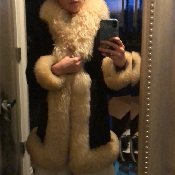 Jackets & Blazers - Penny Lane leather and lamb coat